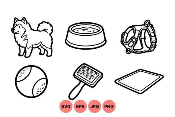 Cute Dog Care Clipart Svg