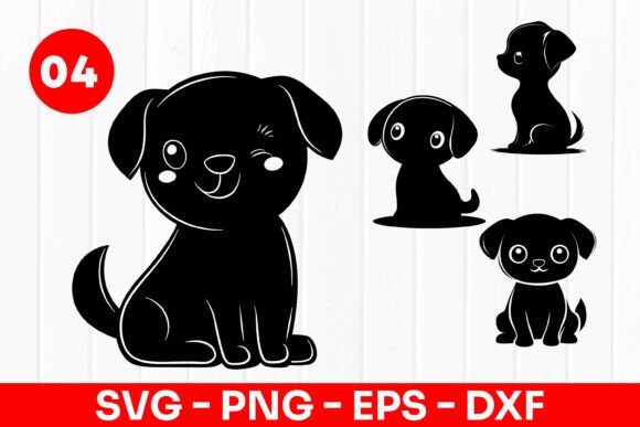 Cute Puppy Cartoon Dog Animal SVG PNG