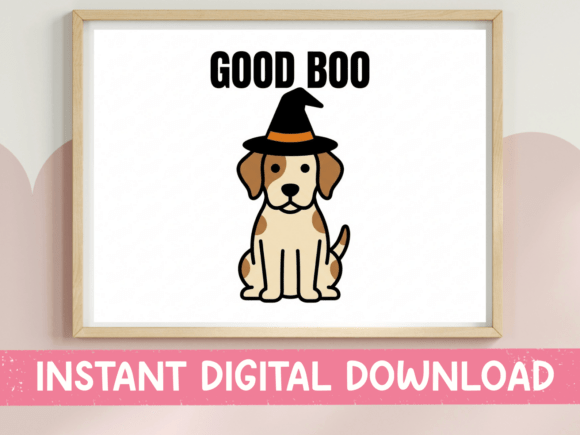 Good Boo Dog Halloween SVG PNG