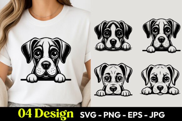 Puppy Dog Face SVG PNG
