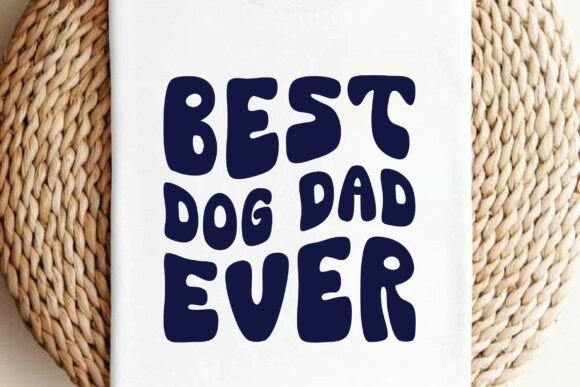 Retro Best Dog Dad Ever SVG PNG Tshirt