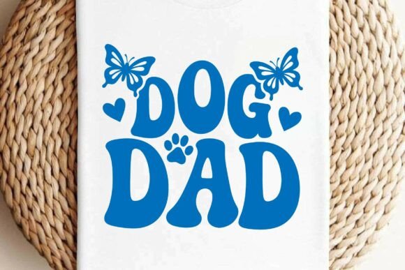 Retro Dog Dad SVG PNG T-Shirt Design
