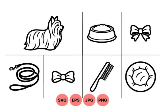 Yorkie Dog Grooming SVG Review
